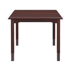 34" Straight Leg Dining Table w/Plastic Leg Protectors